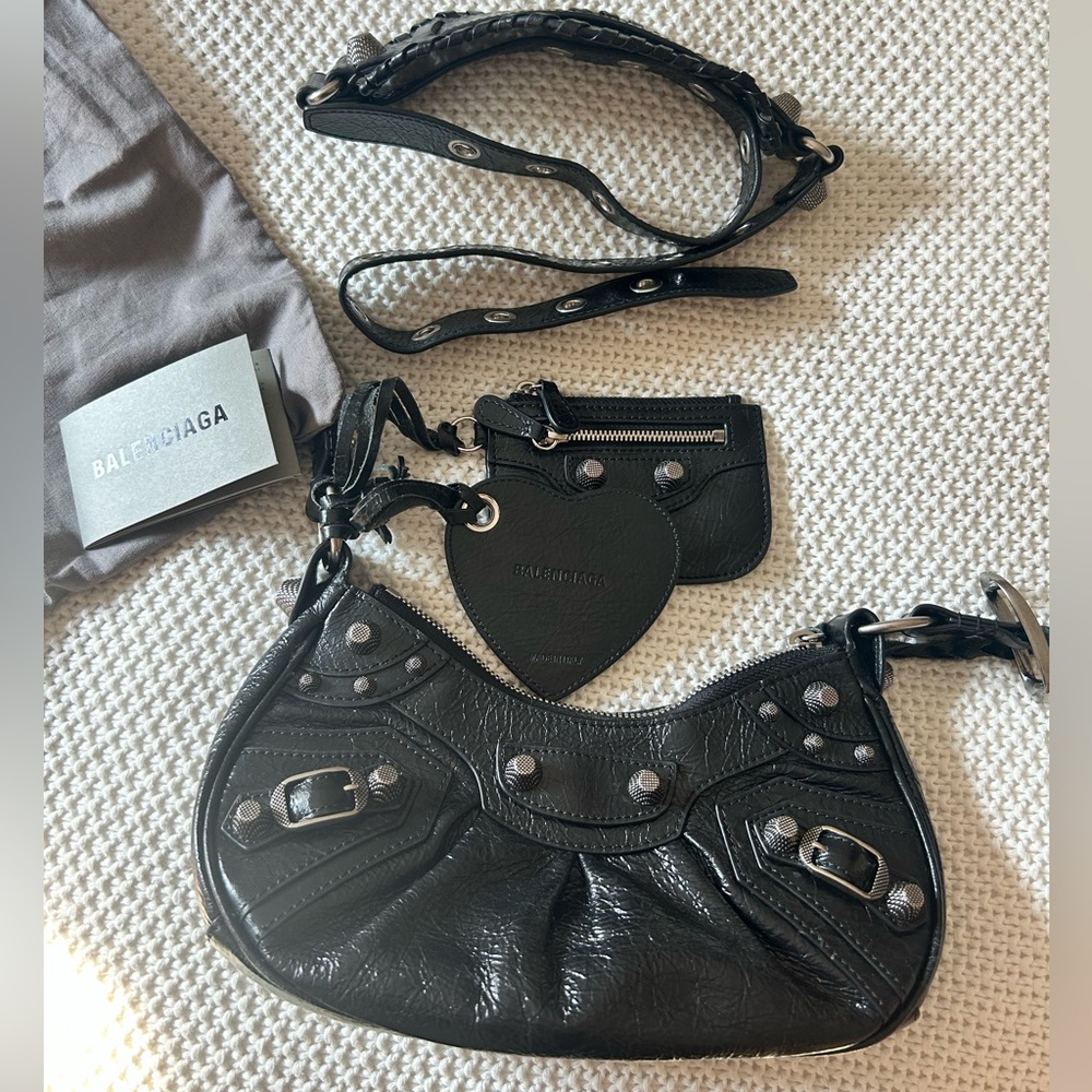 Balenciaga Black Le Cagole Leather Bag